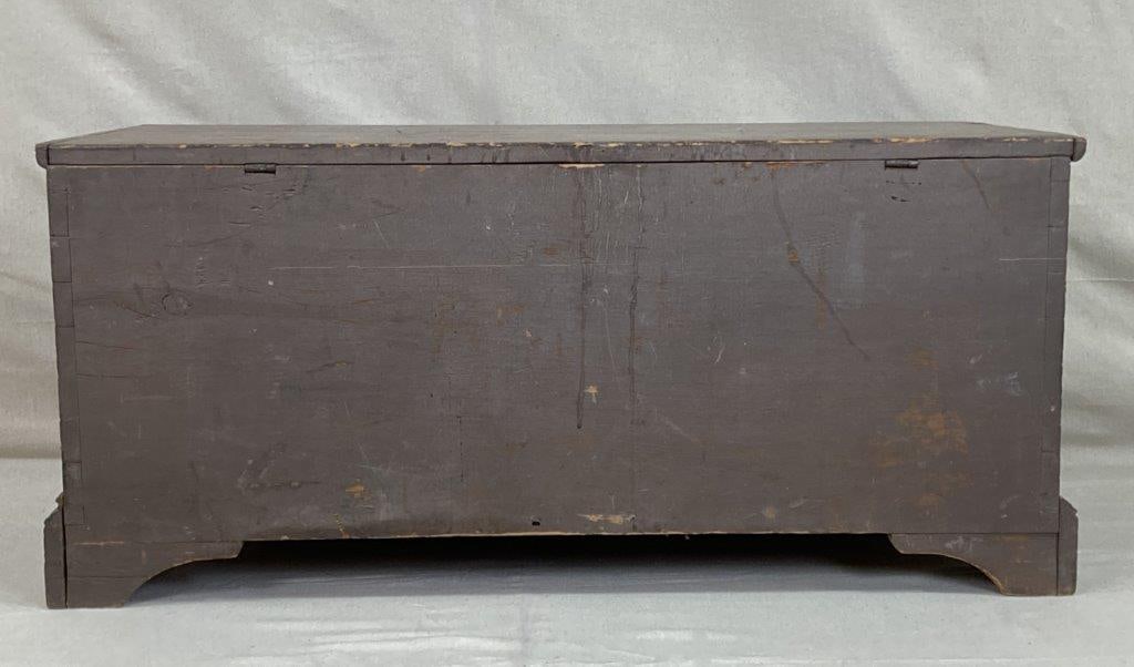 Brown Painted Blanket Chest - 8