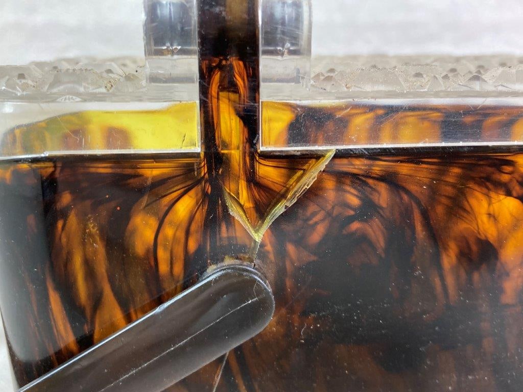 Vintage Lucite Box Purse - 8