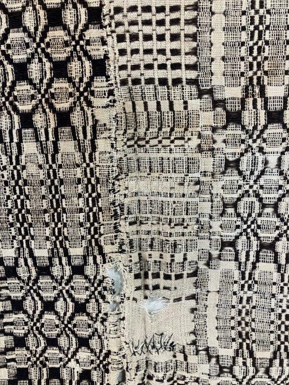 19th Century Overshot Coverlet - 7