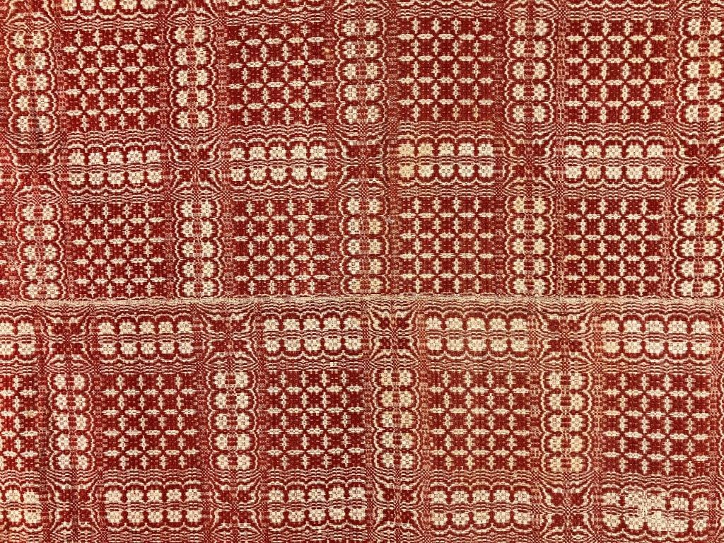 19th Century Overshot Coverlet - 2