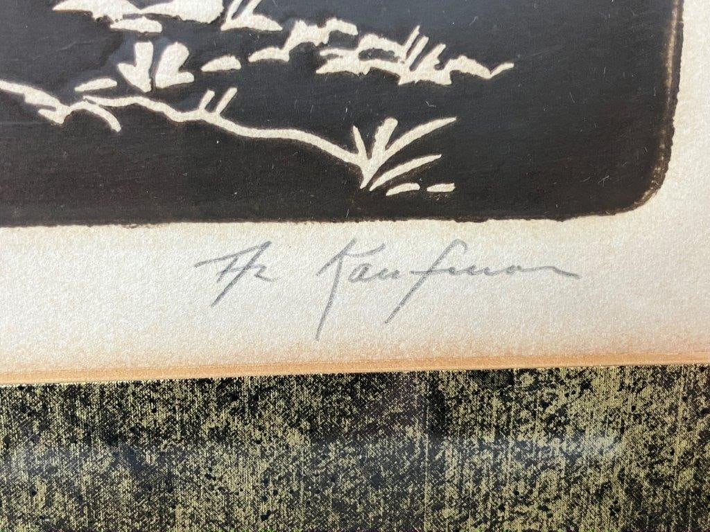 Signed Al Kaufman Sweetheart's Rock Relief Print - 5