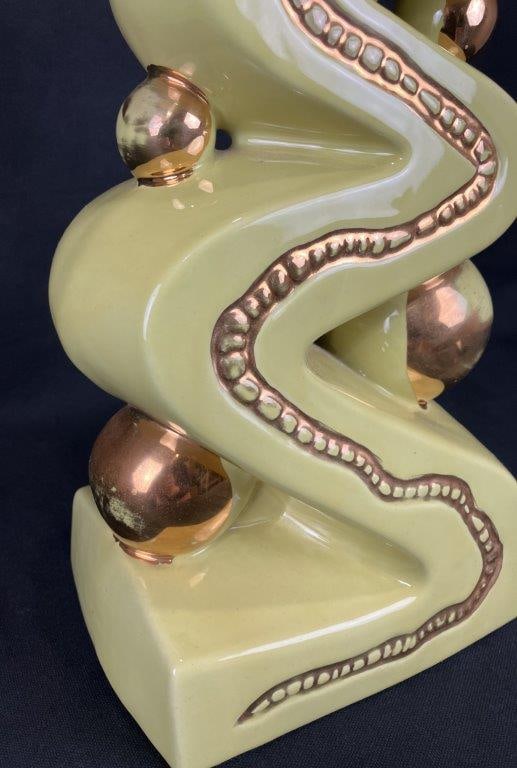 Mid Century Modern Howard Kron Zig Zag Lamp - 4