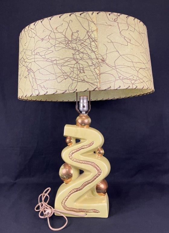 Mid Century Modern Howard Kron Zig Zag Lamp - 7