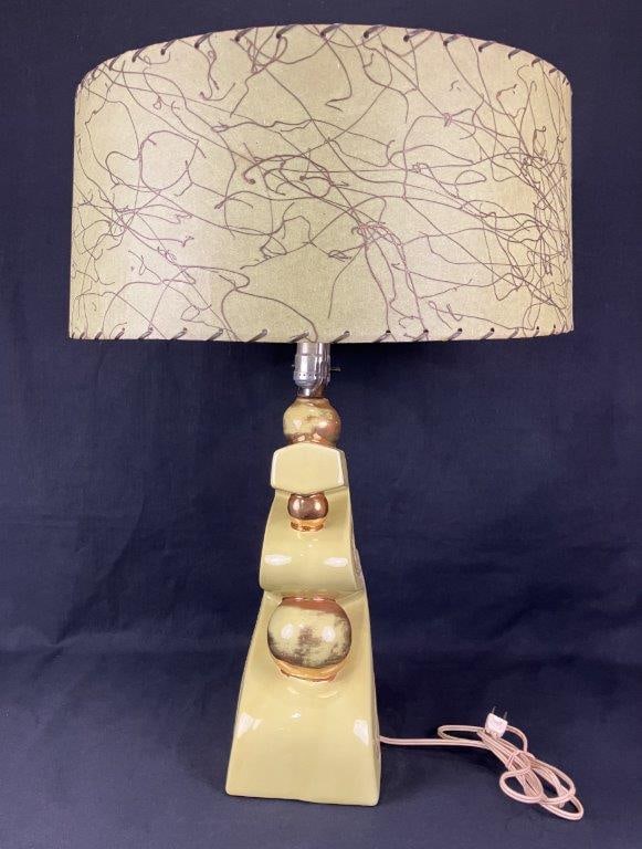 Mid Century Modern Howard Kron Zig Zag Lamp - 9