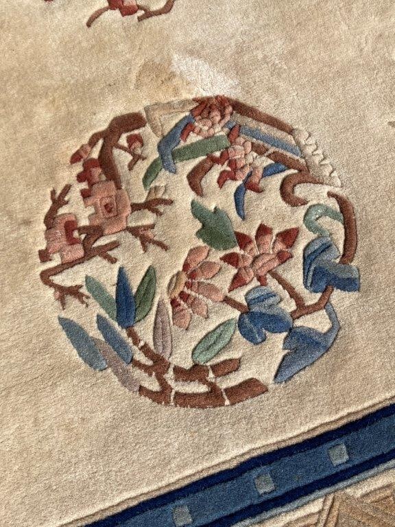 Hand-Knotted Chinese Rug - 4