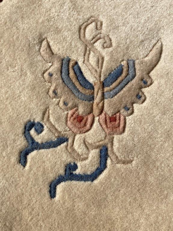 Hand-Knotted Chinese Rug - 5