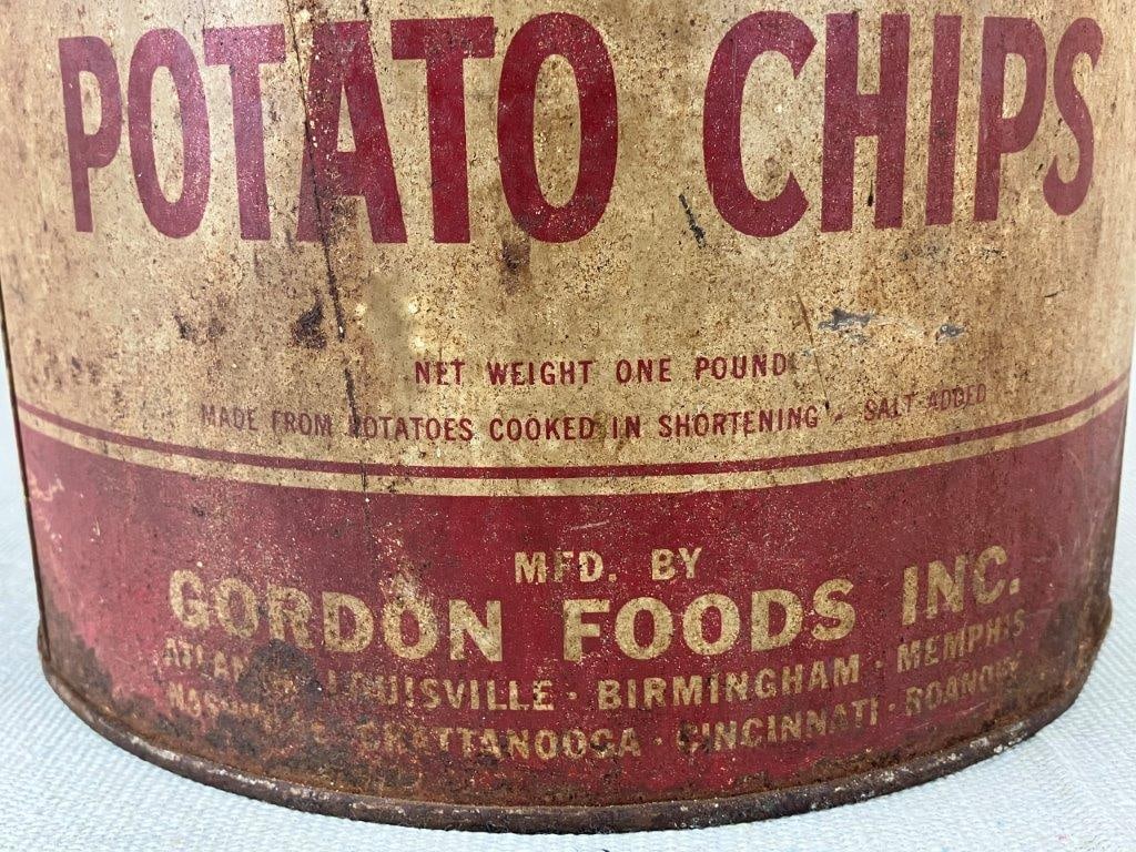 Advertising Tin, Gordon's Fresh Potato Chips - 5