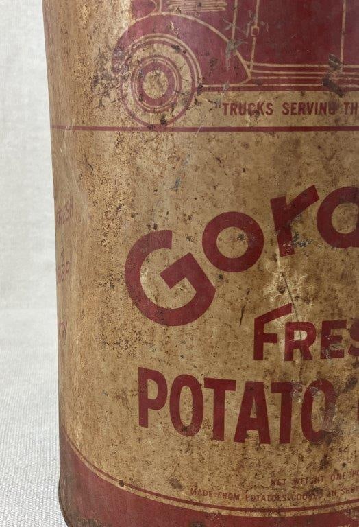 Advertising Tin, Gordon's Fresh Potato Chips - 8