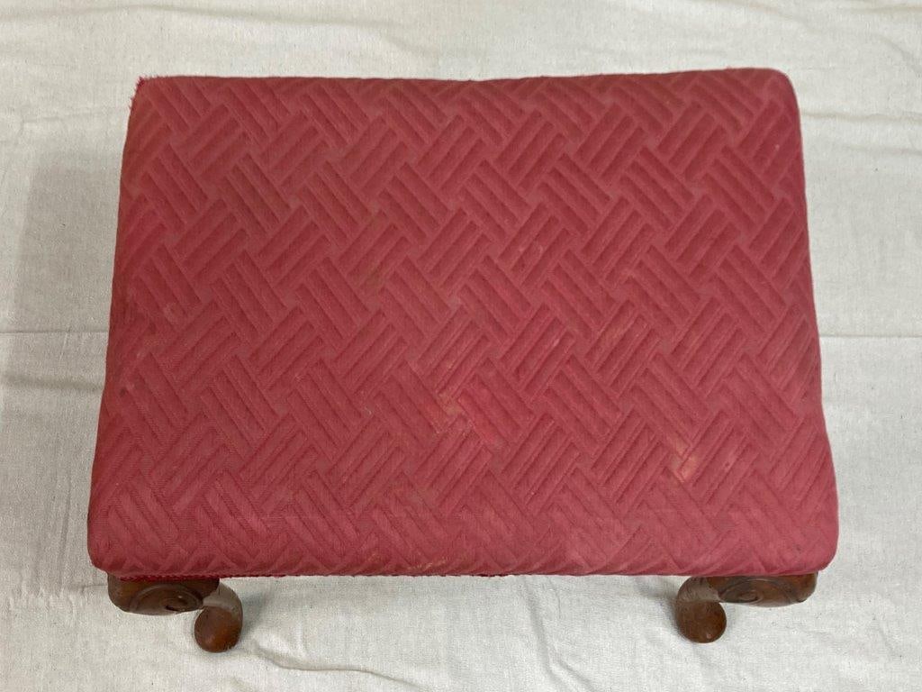 Antique English Mahogany Stool - 2