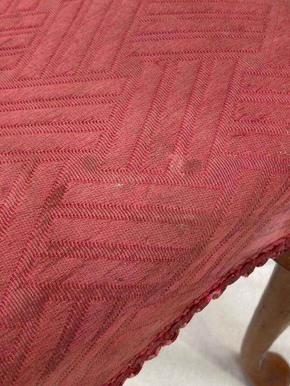 Antique English Mahogany Stool - 5