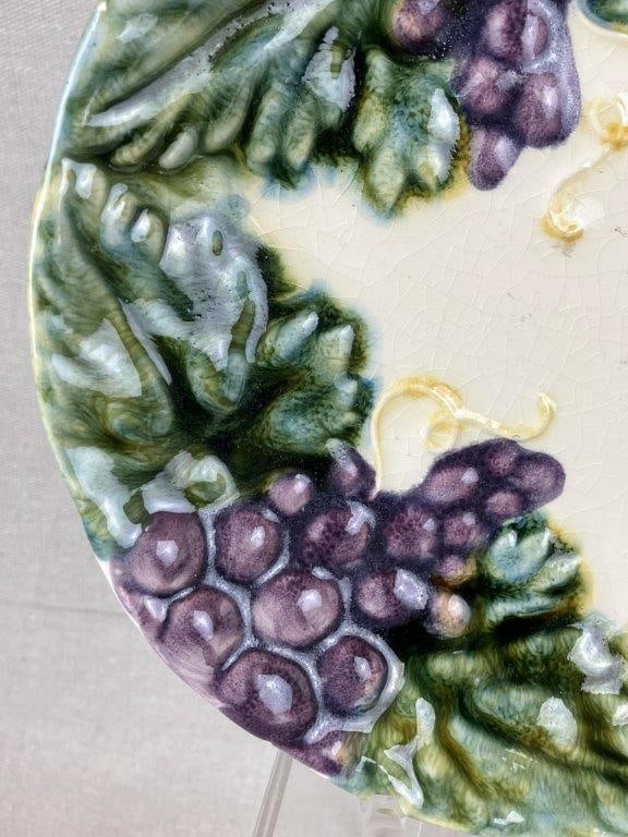 Majolica Leaf and Flower Plates - 5