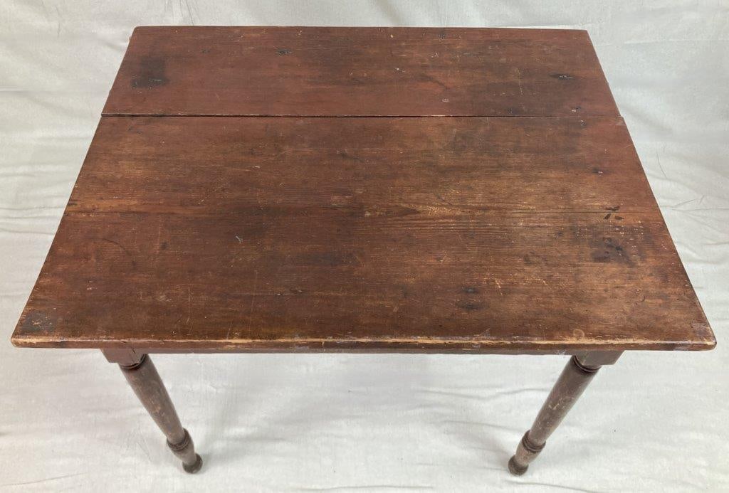 Antique One-Drawer Table - 2