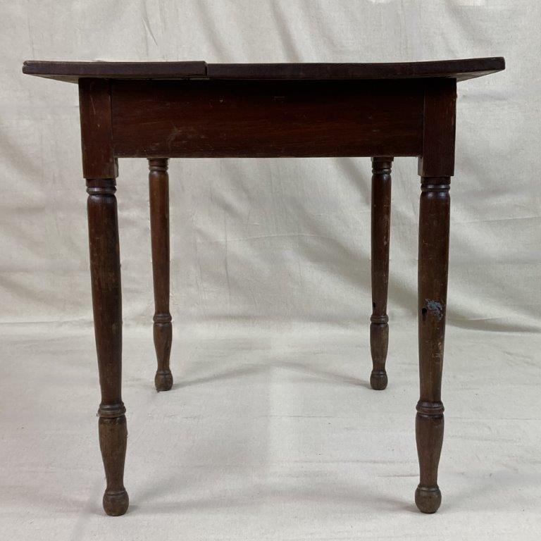 Antique One-Drawer Table - 5