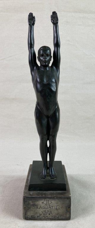 Antique German Diver Trophy - 2