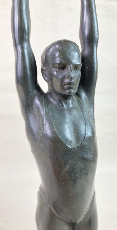 Antique German Diver Trophy - 7