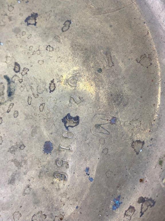 Topane Cast Iron and Brass Scale with Weights - 5