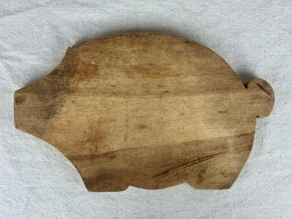 Two Vintage Wood Pig Cutting Boards - 4