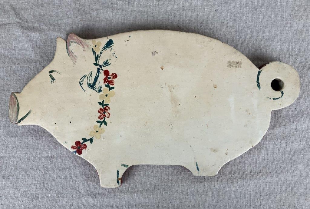 Three Wood Pig Cutting Boards - 4
