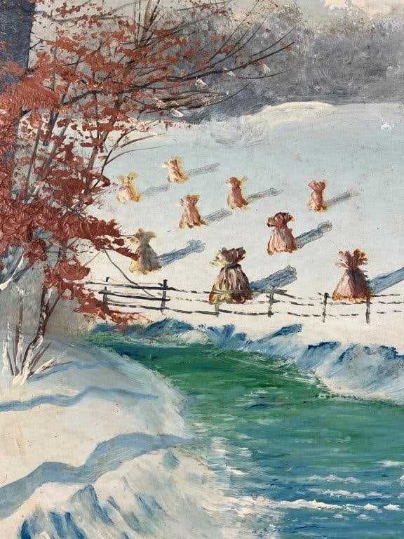 Winter Landscape Oil Painting - 3