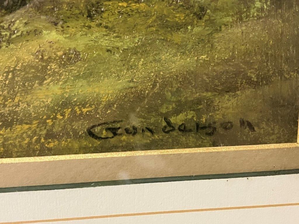 Mountain Landscape Pastel Drawing - 3