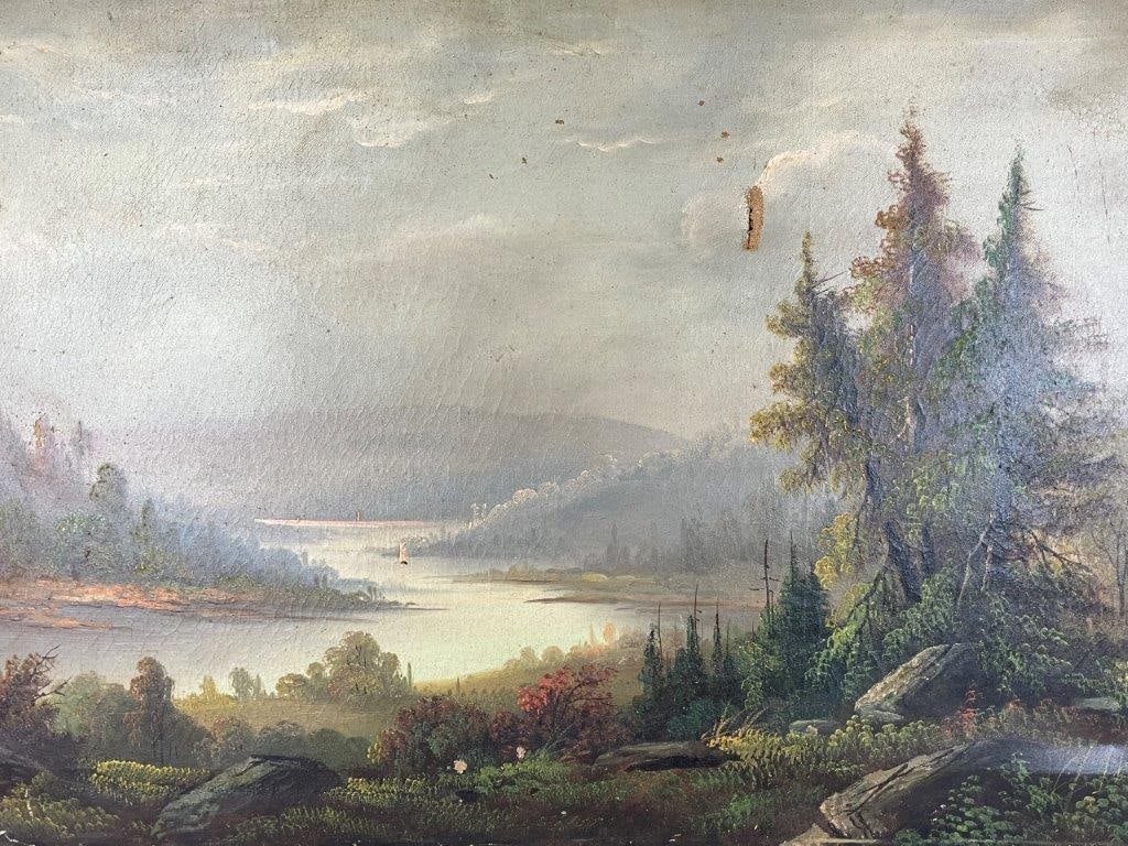 Mountain Landscape Oil Painting - 2