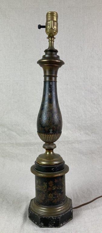 19th Century French Tole Lamp - 5
