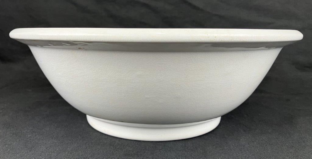 Large Ironstone Punch Bowl - 2