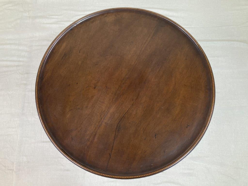 George III Mahogany Tripod Table - 2