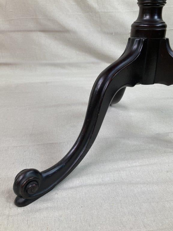 George III Mahogany Tripod Table - 4