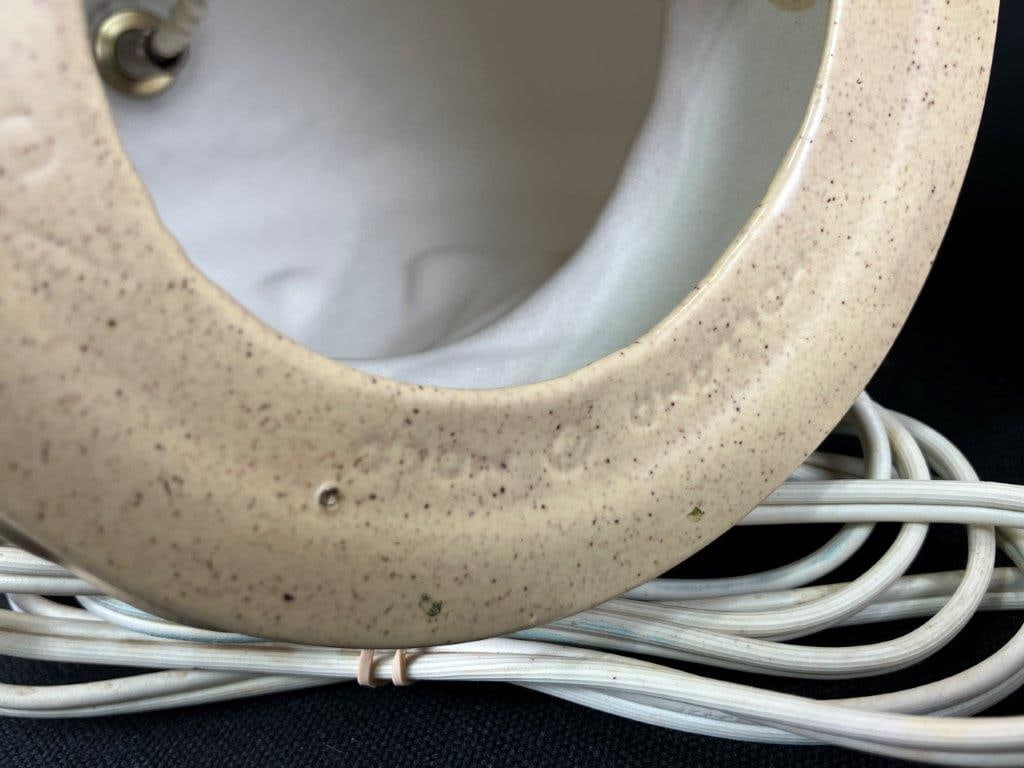 Mid Century Modern Ceramic Holland Mold Lamp Pair - 6