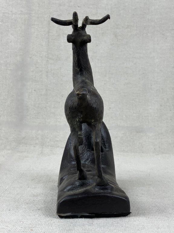 Cast Iron Stag Sculpture - 6