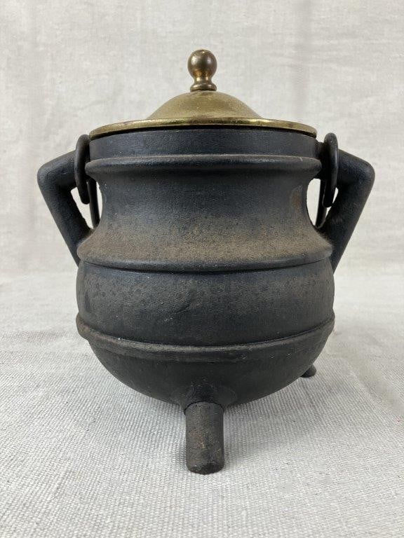 Cast Iron Fire Starter Smudge Pot - 4