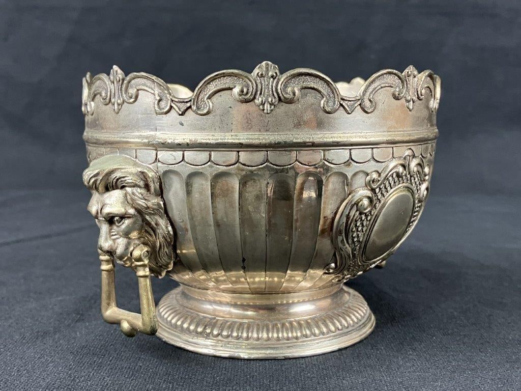 Silver-Plated Monteith Bowl - 2