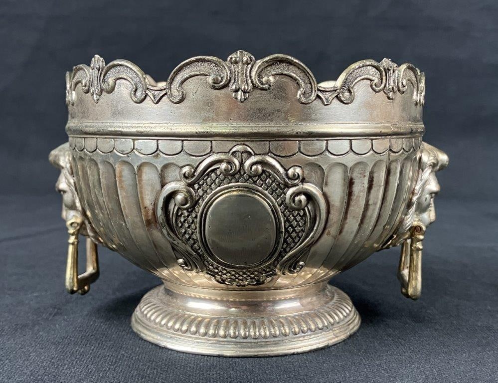 Silver-Plated Monteith Bowl - 3