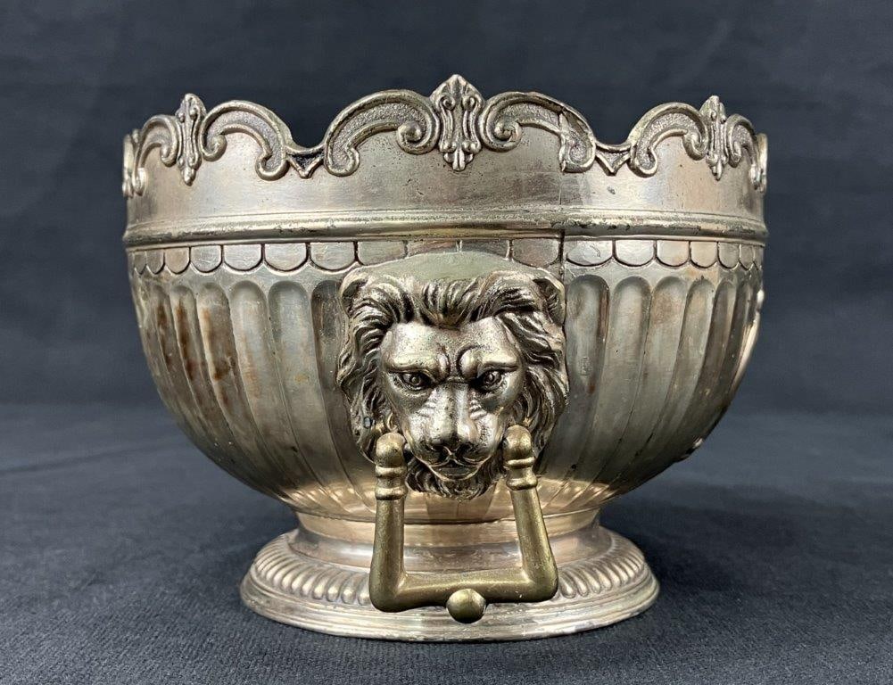 Silver-Plated Monteith Bowl - 5