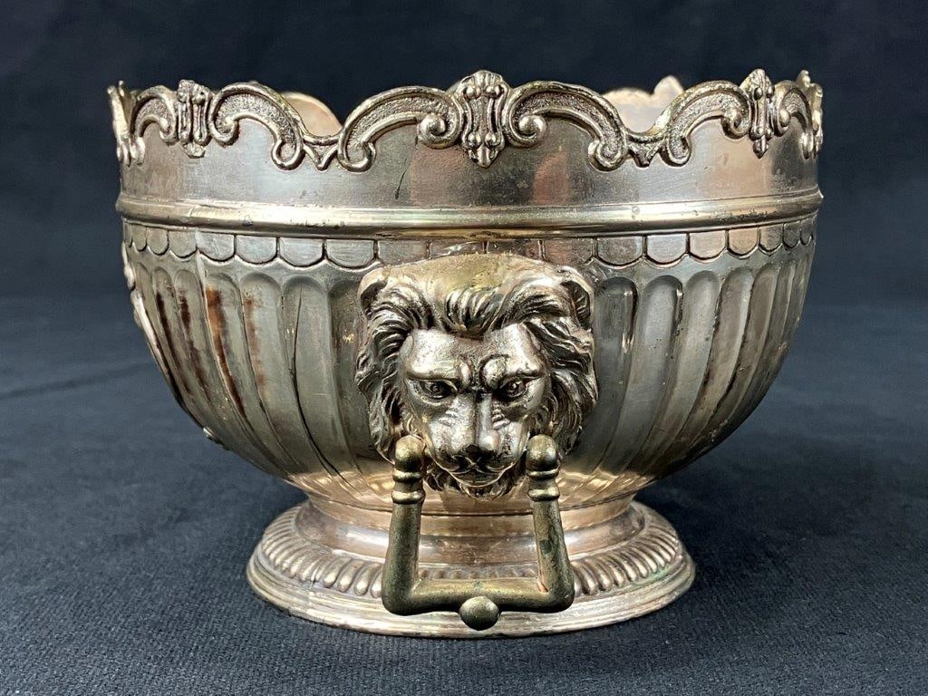 Silver-Plated Monteith Bowl - 8