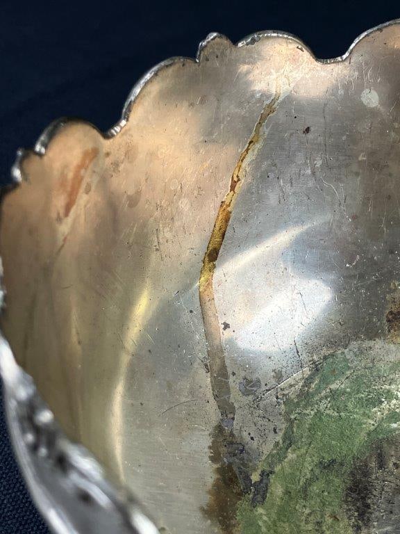 Silver-Plated Monteith Bowl - 9