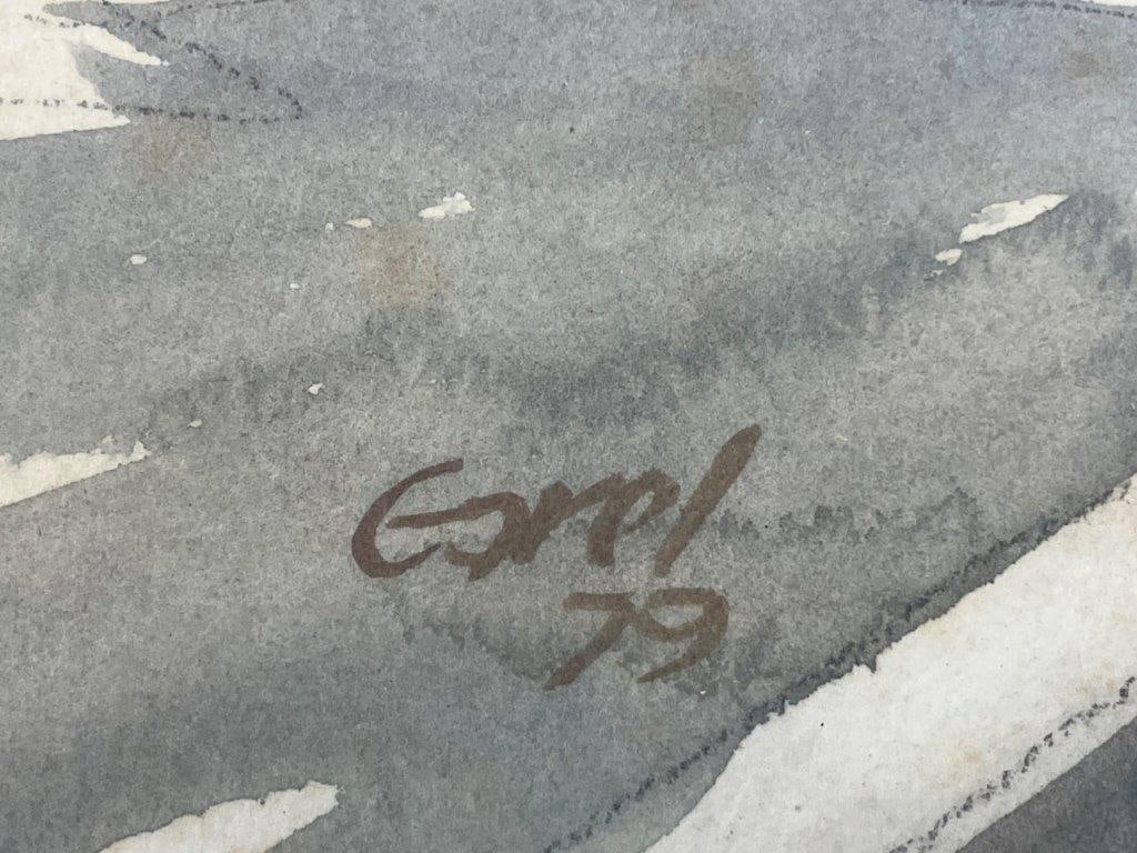 Mid-Century Black Americana Watercolor Painting - 5