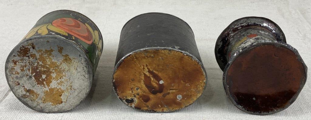 Three Toleware Storage Vessels - 10
