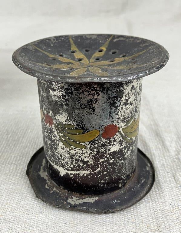 Three Toleware Storage Vessels - 4