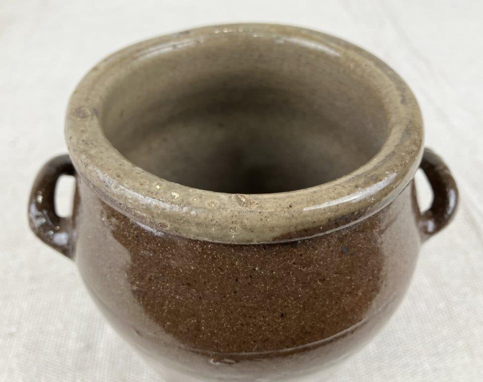 Petite Glazed Stoneware Jar - 3