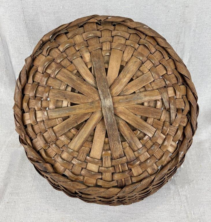 Country Split Oak Gathering Basket - 11