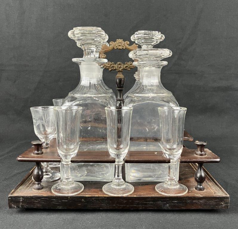 Liquor Cellar Including Decanters and Glasses - 2