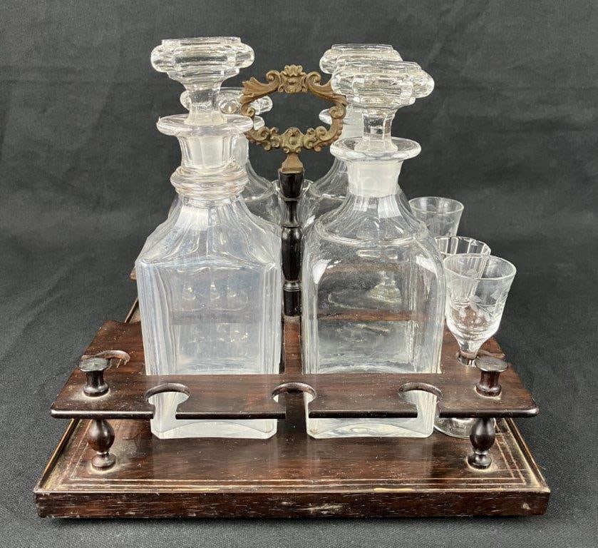 Liquor Cellar Including Decanters and Glasses - 5