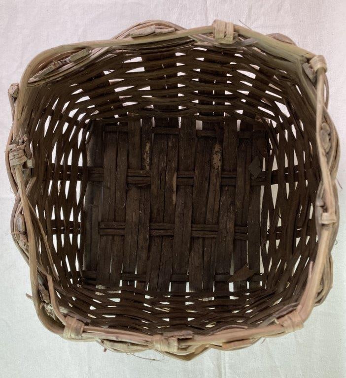 Antique Country Gathering Basket - 2