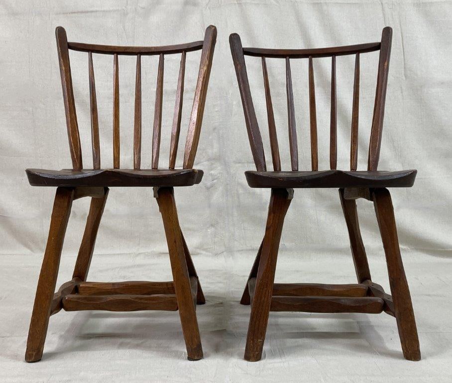 Four Oak Hunt Brand Country Chairs - 4