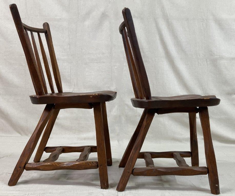 Four Oak Hunt Brand Country Chairs - 5