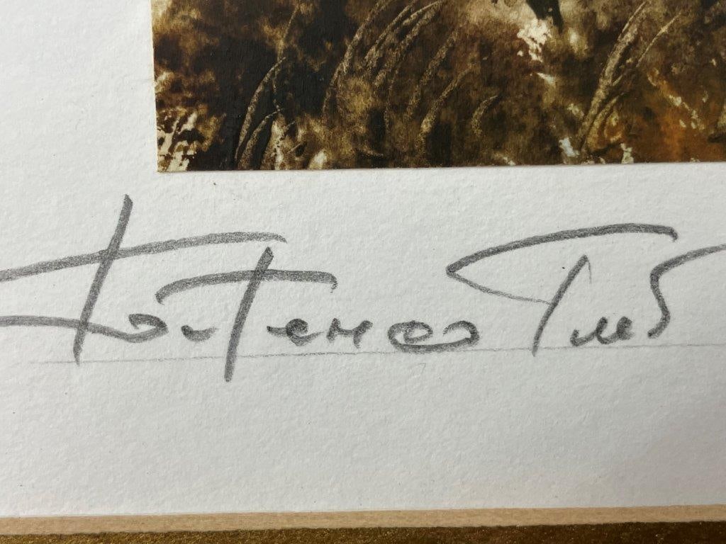 Hunting Scene Watercolor Painting - 6