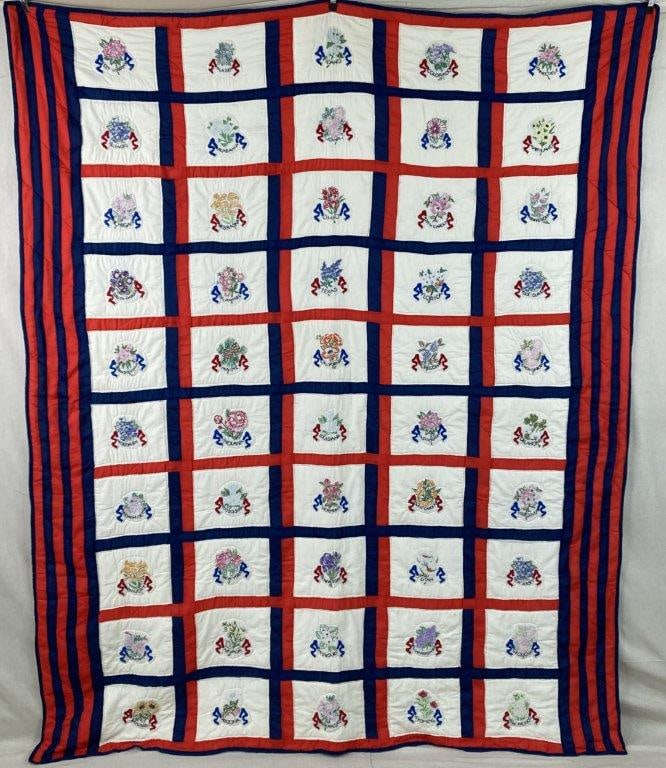 American State Flower Quilt (1 of 8)