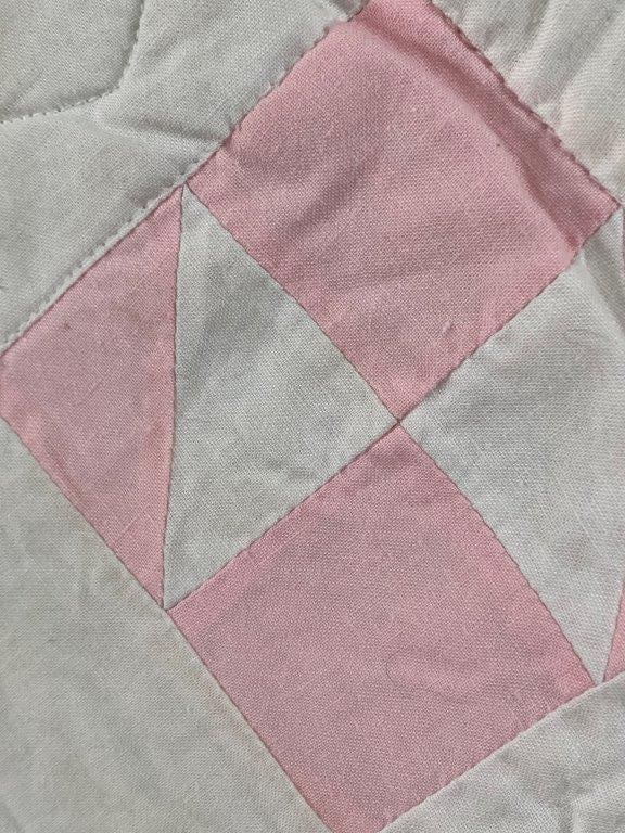 Geometric Pattern Antique Quilt - 6